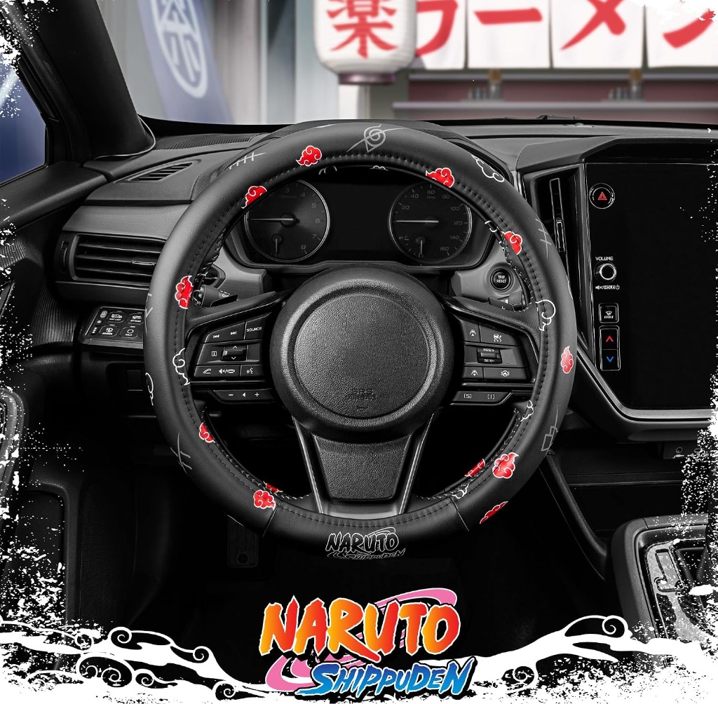 Naruto Akatsuki Steering Wheel Cover